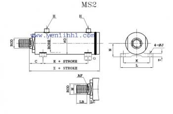 Xi lanh thủy lực MS2